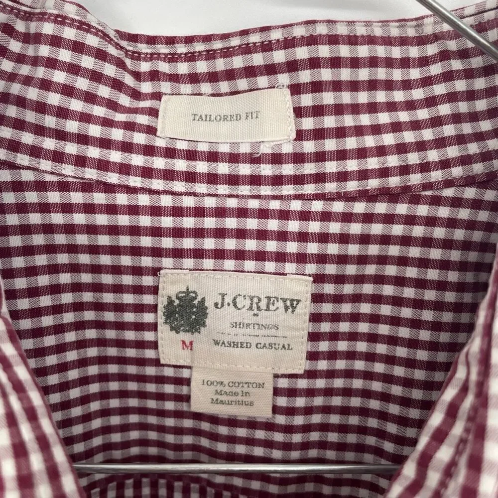 J. Crew‎ Tailored Fit Checked Long Sleeve Shirt